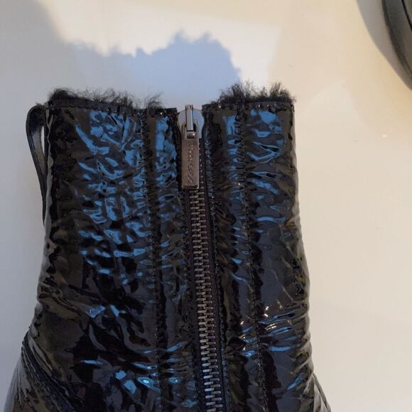 Jimmy Choo Black Patent Trixie Booties - Picture 8 of 8